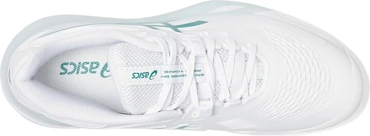 ASICS Gel-Resolution X Women's Tennis Shoes White/Pitch Green : 8.5 B - Medium - Image 2