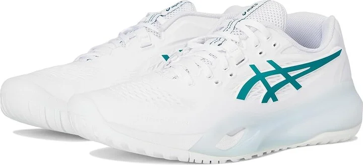 ASICS Gel-Resolution X Women's Tennis Shoes White/Pitch Green : 8.5 B - Medium