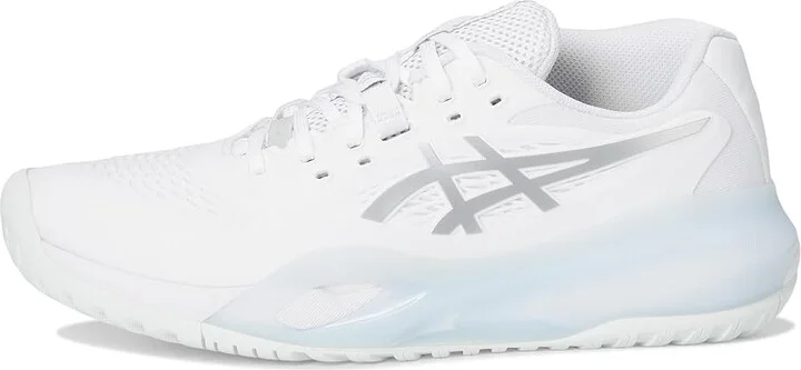 ASICS Gel-Resolution X Women's Tennis Shoes White/Pure Silver : 10 B - Medium - Image 6
