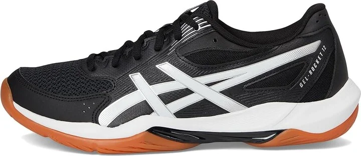 ASICS Gel-Rocket 12 Women's Shoes Black/White : 8.5 B - Medium, Synthetic - Image 6