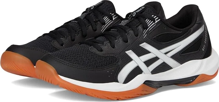 ASICS Gel-Rocket 12 Women's Shoes Black/White : 8.5 B - Medium, Synthetic