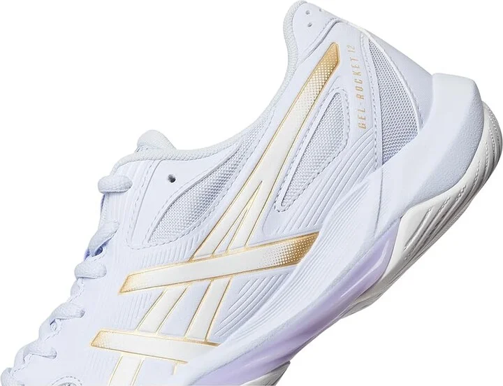 ASICS Gel-Rocket 12 Women's Shoes Blue Fade/Champagne : 9.5 B - Medium, Synthetic - Image 7
