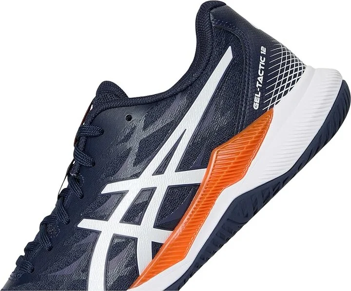ASICS Gel-Tactic 12 Volleyball Shoe Men's Shoes Midnight/White : 11 D - Medium, Synthetic/Textile - Image 7