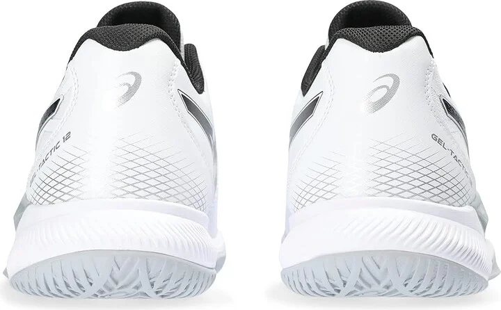 ASICS Gel-Tactic 12 Volleyball Shoe Men's Shoes White/Black : 14 D - Medium, Synthetic/Textile - Image 2