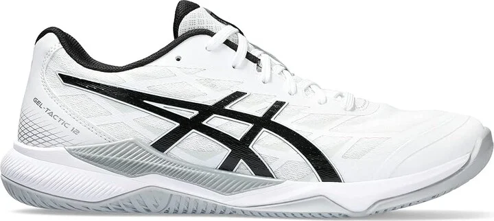 ASICS Gel-Tactic 12 Volleyball Shoe Men's Shoes White/Black : 14 D - Medium, Synthetic/Textile - Image 4