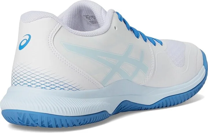 ASICS GEL-Tactic 12 Volleyball Shoe Women's Shoes White/Light Blue : 13 B - Medium, Synthetic/Textile - Image 4