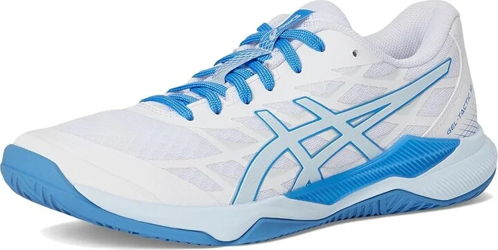 ASICS GEL-Tactic 12 Volleyball Shoe Women's Shoes White/Light Blue : 13 B - Medium, Synthetic/Textile - Image 5