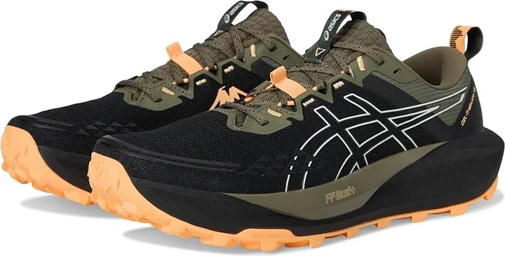 ASICS GEL-Trabuco 13 Men's Running Shoes Black/Cream : 7.5 D - Medium, Synthetic