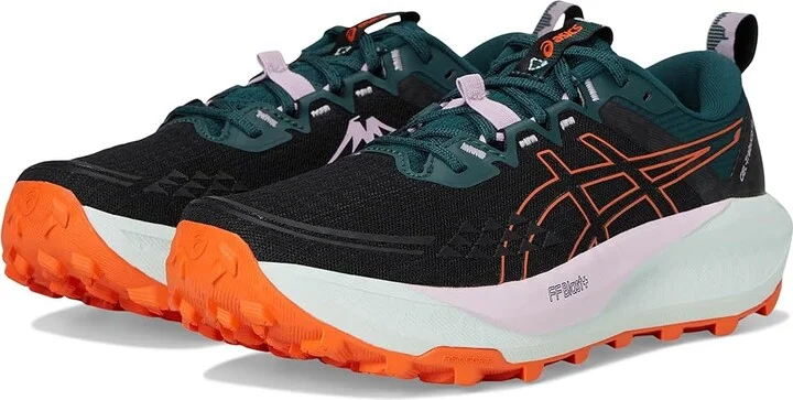 ASICS GEL-Trabuco 13 Women's Running Shoes Black/Nova Orange : 11 B - Medium, Synthetic