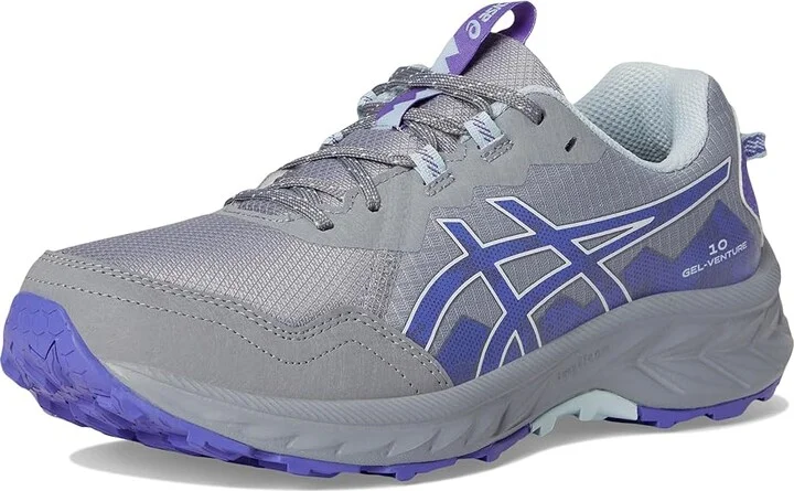 ASICS GEL-Venture 10 Women's Running Shoes Gravel/Blue Violet : 5.5 D - Wide, Synthetic - Image 5