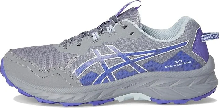 ASICS GEL-Venture 10 Women's Running Shoes Gravel/Blue Violet : 5.5 D - Wide, Synthetic - Image 6