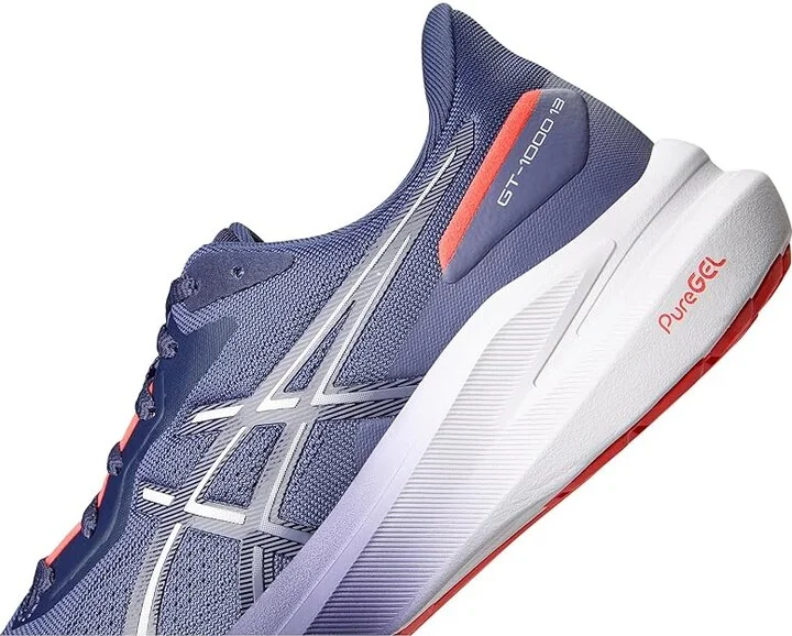 ASICS GT-1000 13 Women's Running Shoes Indigo Fog/White : 7 B - Medium, Synthetic - Image 7