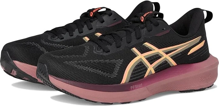 ASICS GT-1000 14 Women's Shoes Black/Vivid Coral : 8.5 B - Medium, Synthetic