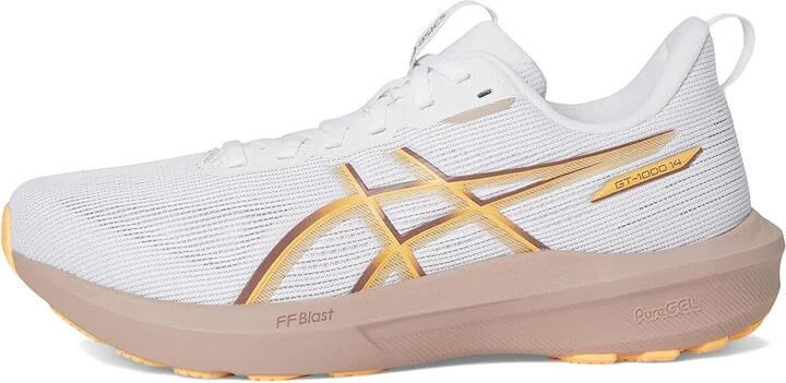 ASICS GT-1000 14 Women's Shoes White/Rubble Red : 5.5 B - Medium, Synthetic - Image 6