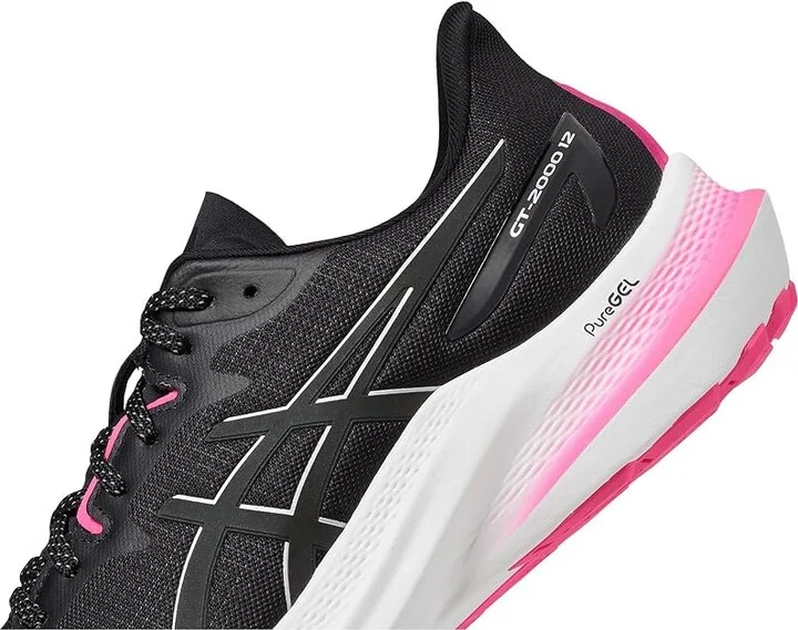 ASICS GT-2000(r) 12 Lite-Show Women's Shoes Black/Pure Silver : 5 B - Medium - Image 4