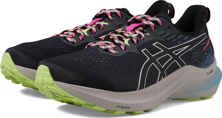 ASICS GT-2000(r) 12 Trail Women's Shoes Nature Bathing/Lime Green : 5 B - Medium, Synthetic