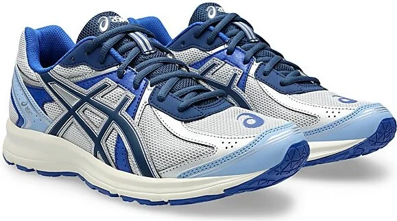 ASICS Jog 100S Sportstyle Sneakers in Cloud Grey/Independence Blue at Urban Outfitters - Image 2