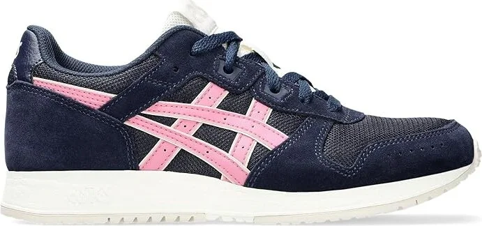 ASICS Lyte Classic Women's Classic Shoes Midnight/Sweet Pink : 5.5 B - Medium, Suede/Textile - Image 6