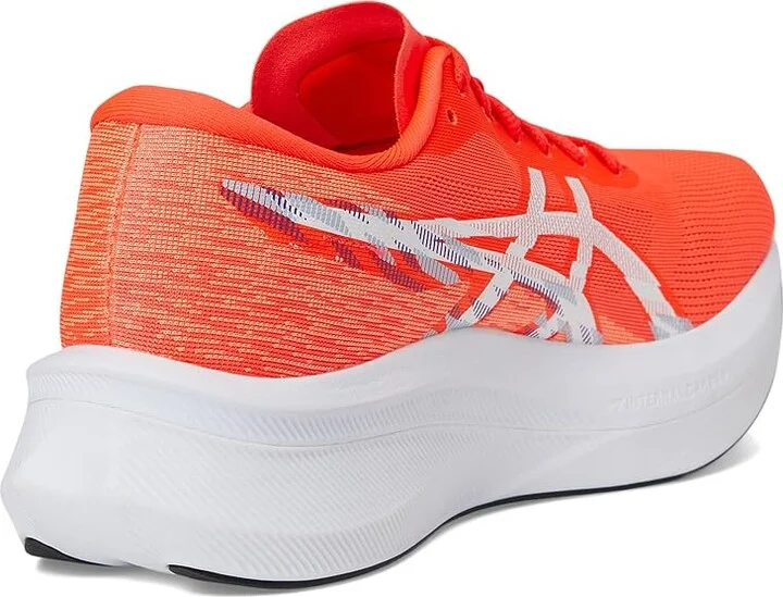 ASICS Magic Speed 4 Men's Running Shoes Flash Red/White : 11.5 D - Medium, Textile - Image 3