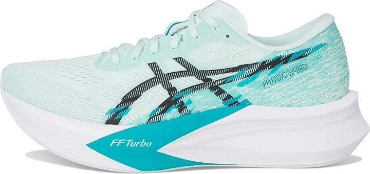 ASICS Magic Speed 4 Men's Running Shoes Soothing Sea/Black : 14 D - Medium, Textile - Image 6