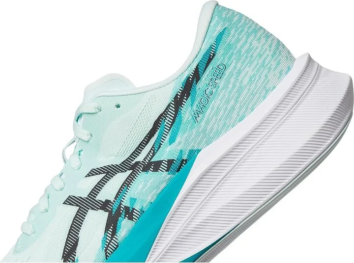 ASICS Magic Speed 4 Men's Running Shoes Soothing Sea/Black : 14 D - Medium, Textile - Image 7