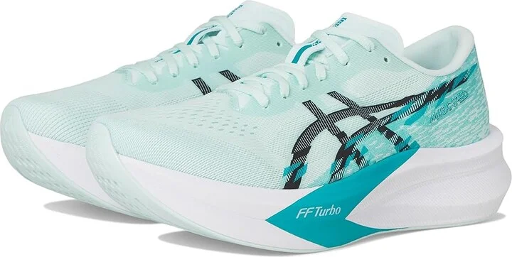 ASICS Magic Speed 4 Men's Running Shoes Soothing Sea/Black : 14 D - Medium, Textile