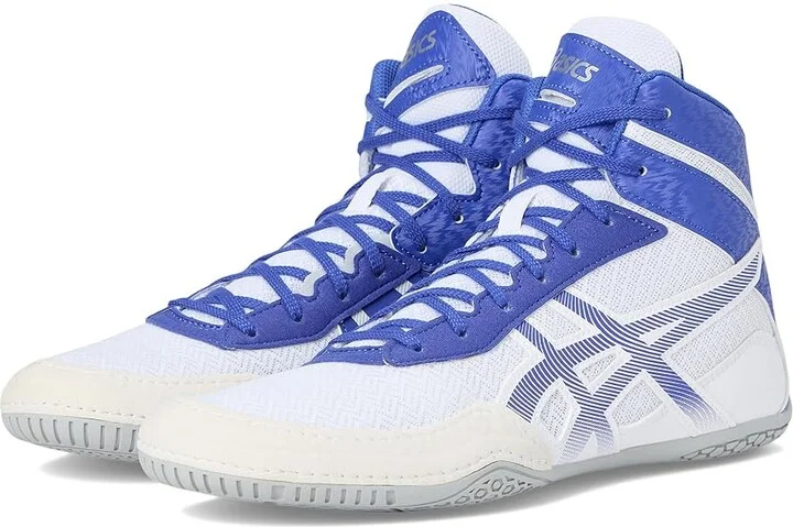 ASICS Matcontrol 3 Men's Cross Training Shoes White/Dark Cobalt : 8.5 D - Medium, Synthetic