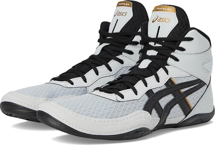 ASICS Matflex 7 Men's Cross Training Shoes Concrete/Black : 11.5 D - Medium, Synthetic