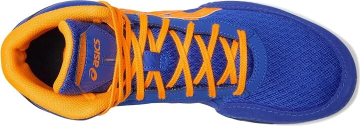 ASICS Matflex 7 Men's Cross Training Shoes Dark Cobalt/Orange Pop : 7 D - Medium, Synthetic - Image 2