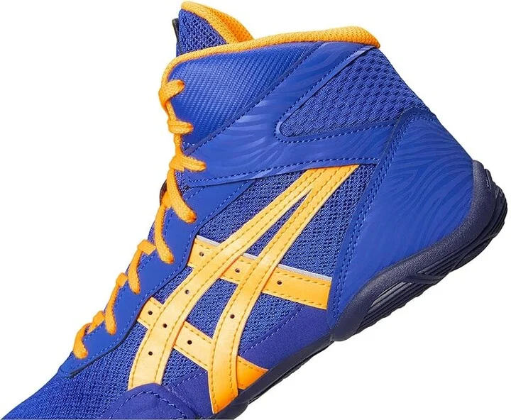 ASICS Matflex 7 Men's Cross Training Shoes Dark Cobalt/Orange Pop : 7 D - Medium, Synthetic - Image 7