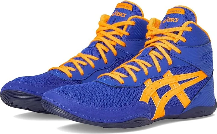 ASICS Matflex 7 Men's Cross Training Shoes Dark Cobalt/Orange Pop : 7 D - Medium, Synthetic