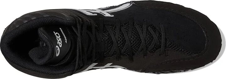 ASICS Men's Aggressor 5 Men's Shoes Black/White : 4 D - Medium, Synthetic/Textile - Image 2
