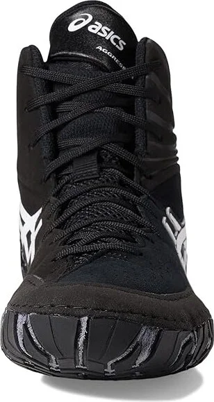 ASICS Men's Aggressor 5 Men's Shoes Black/White : 4 D - Medium, Synthetic/Textile - Image 5