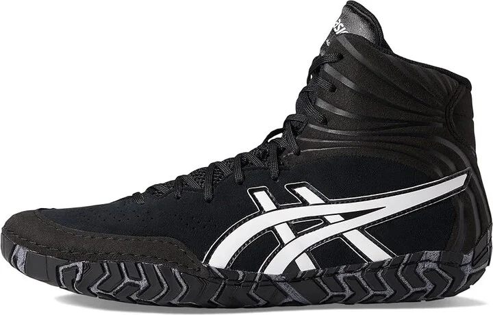 ASICS Men's Aggressor 5 Men's Shoes Black/White : 4 D - Medium, Synthetic/Textile - Image 6
