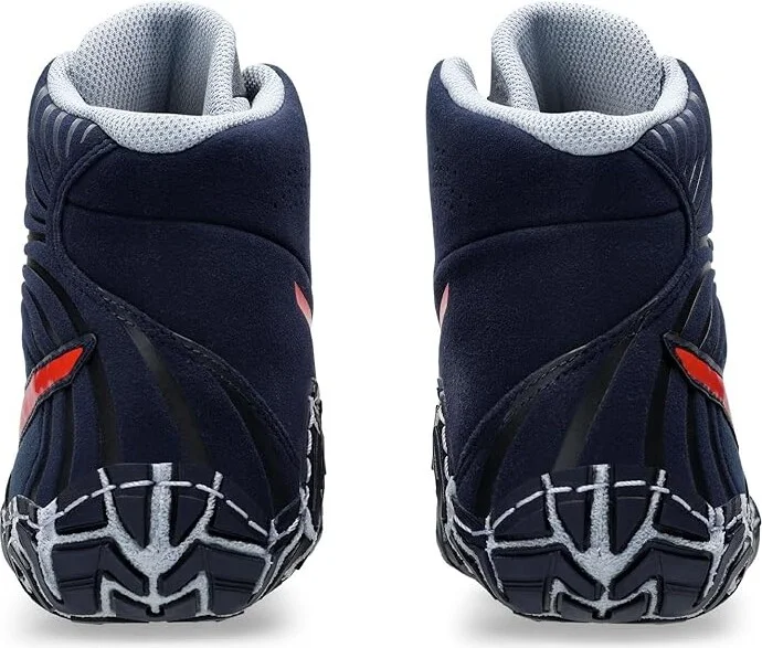 ASICS Men's Aggressor 5 Men's Shoes Midnight/Classic Red : 8 D - Medium, Synthetic/Textile - Image 4