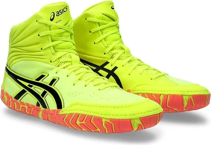 ASICS Men's Aggressor 5 Men's Shoes Safety Yellow/Black : 10.5 D - Medium, Synthetic/Textile