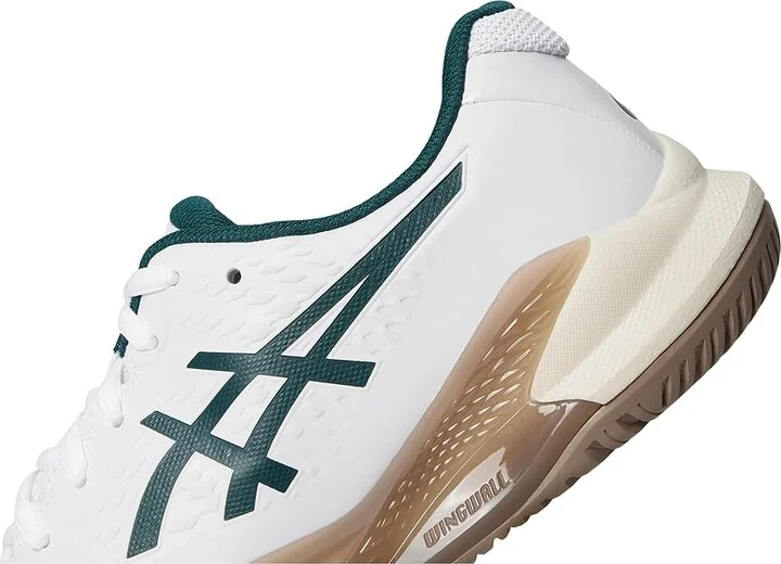 ASICS Men's GEL-Challenger 14 Tennis Shoe Men's Shoes White/Saxon Green : 14 D - Medium, Synthetic/Textile - Image 7