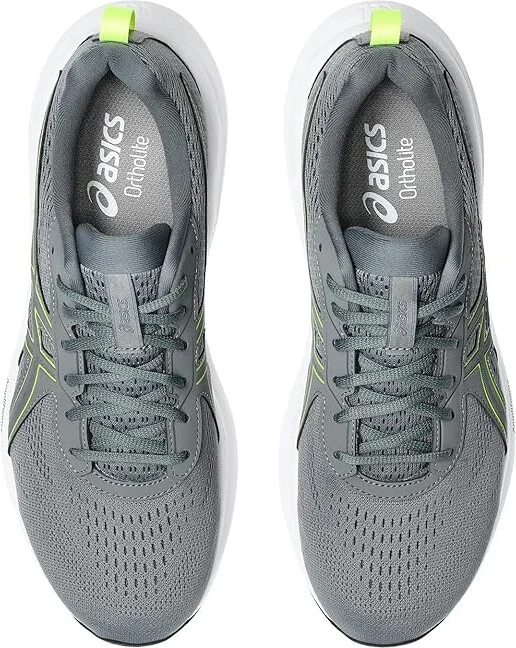 ASICS Men's GEL-Contend 9 Men's Running Shoes Steel Grey/Safety Yellow : 11.5 D - Medium - Image 2