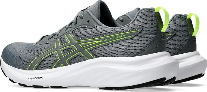 ASICS Men's GEL-Contend 9 Men's Running Shoes Steel Grey/Safety Yellow : 11.5 D - Medium - Image 4