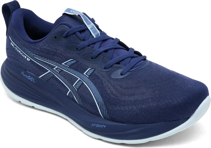 Asics Men's Gel-cumulus 27 Running Sneakers from Finish Line - Indigo Blue, Gray