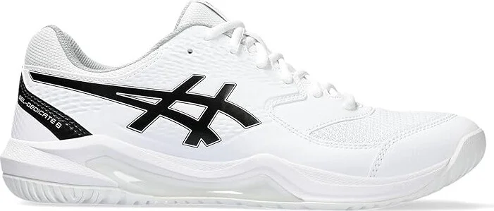 ASICS Men's GEL-Dedicate 8 Tennis Shoe Men's Shoes White/Black : 14 D - Medium, Synthetic/Textile - Image 6