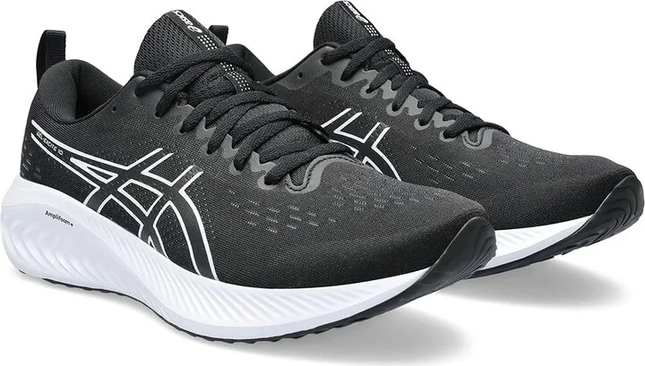ASICS Men's GEL-Excite 10 Men's Shoes Black/White : 11 4E - Extra Wide, Textile