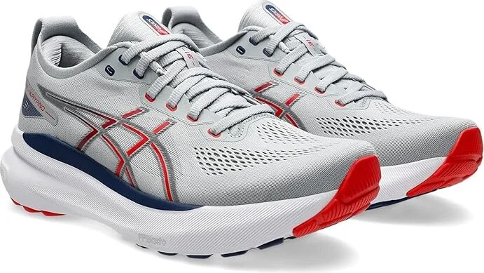 ASICS Men's GEL-Kayano 31 Men's Running Shoes Piedmont Grey/Fiery Red : 9.5 D - Medium, Synthetic