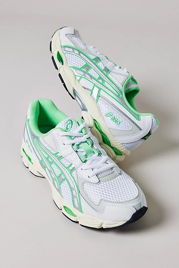 ASICS Men's GEL-NYC 2055 Sneaker in White/Menthol - Image 2