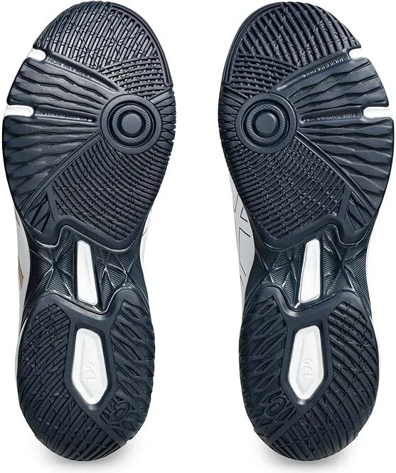 ASICS Men's GEL-Rocket Volleyball Shoe Men's Shoes White/Pure Gold : 12 D - Medium, Synthetic/Textile - Image 3