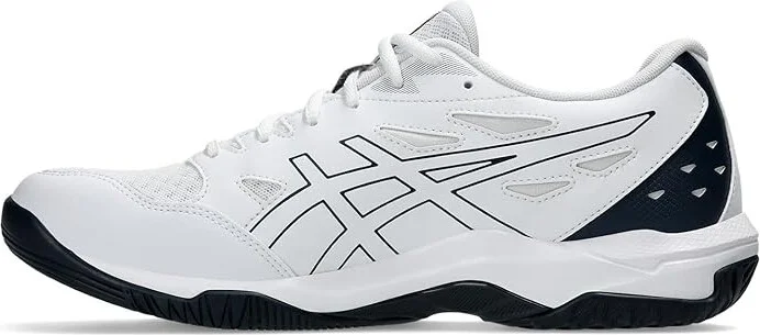 ASICS Men's GEL-Rocket Volleyball Shoe Men's Shoes White/Pure Gold : 12 D - Medium, Synthetic/Textile - Image 6
