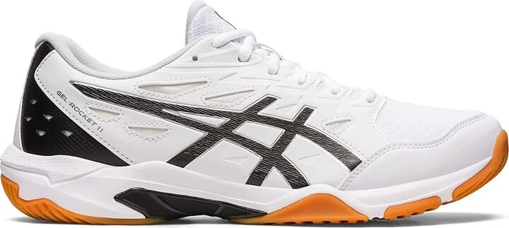 ASICS Men's GEL-Rocket Volleyball Shoe Men's Shoes White/Pure Silver : 12 D - Medium, Synthetic/Textile - Image 5