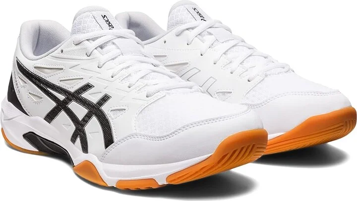 ASICS Men's GEL-Rocket Volleyball Shoe Men's Shoes White/Pure Silver : 12 D - Medium, Synthetic/Textile