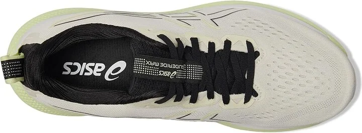 ASICS Men's Glideride Max Men's Running Shoes Birch/Black : 12 EE - Wide, Synthetic - Image 2