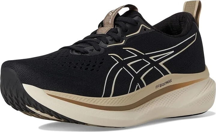 ASICS Men's Glideride Max Men's Running Shoes Black/Oatmeal : 11.5 D - Medium, Synthetic - Image 5